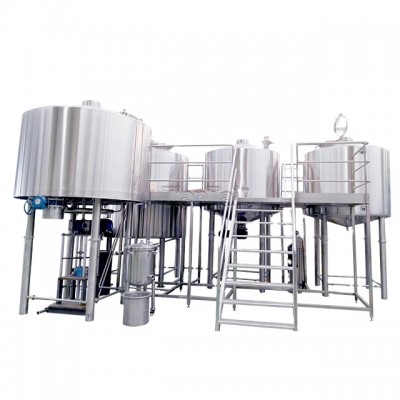 10000L 100HL Tiantai automatic brewing system stainless steel steam heated 5-vessel brewhouse brewery machine