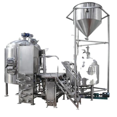 1800lts brewing system with temperature controlled fermentation vessel